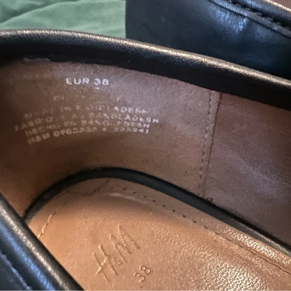 H&M Black Loafers with Horsebit Detail - Picture 5 of 6